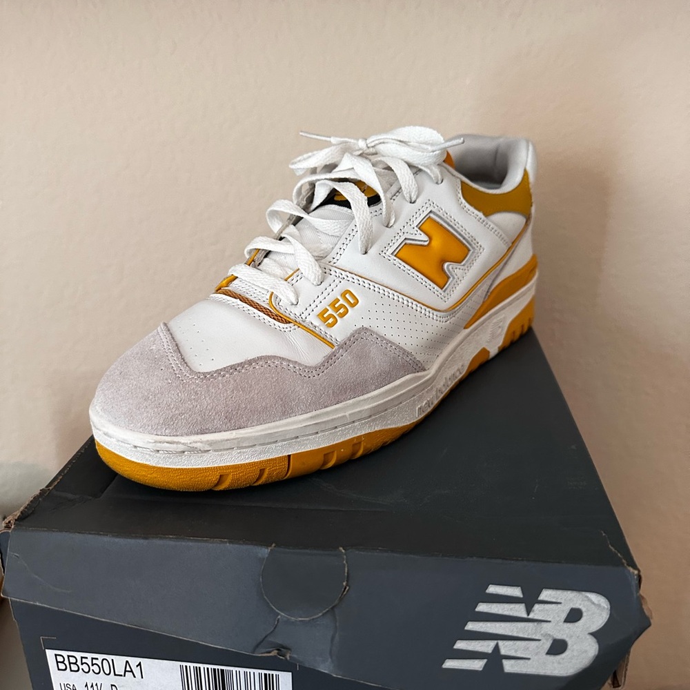 New Balance 550 White/Yellow